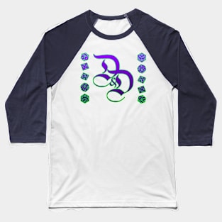 Dungeons and Dragons Dice Baseball T-Shirt